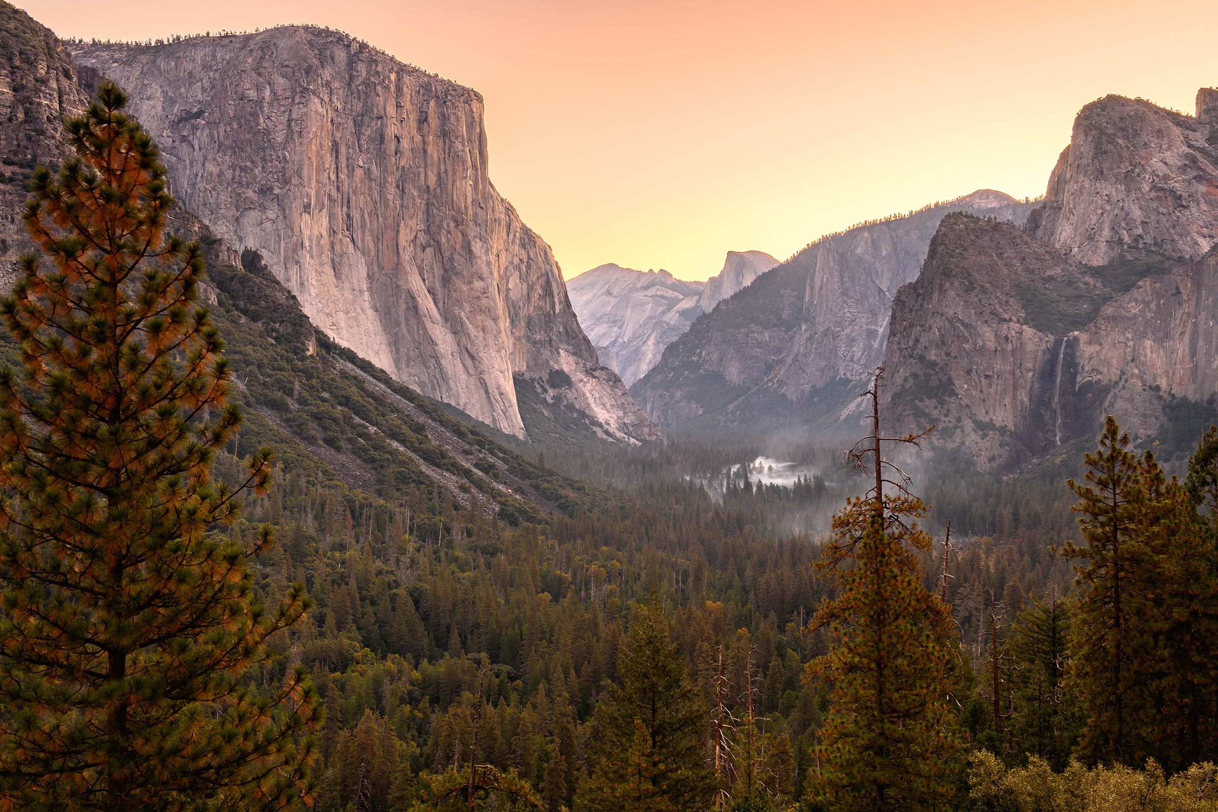 Tunnel View at Sunrise